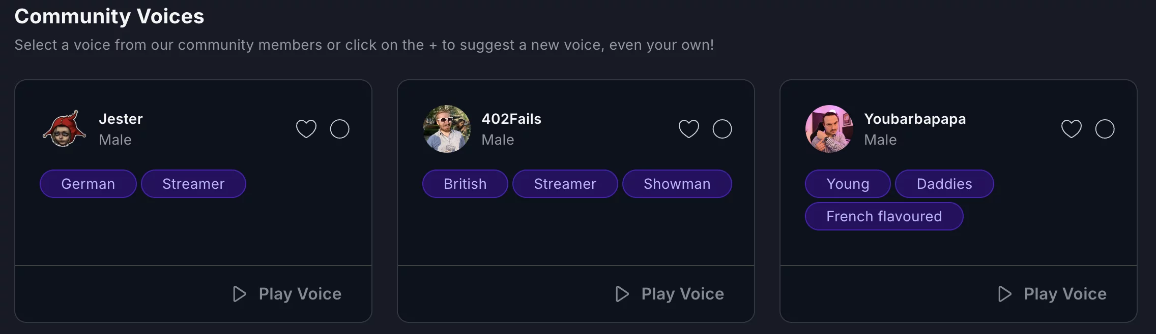 Easily use your own voice for your AI TTS