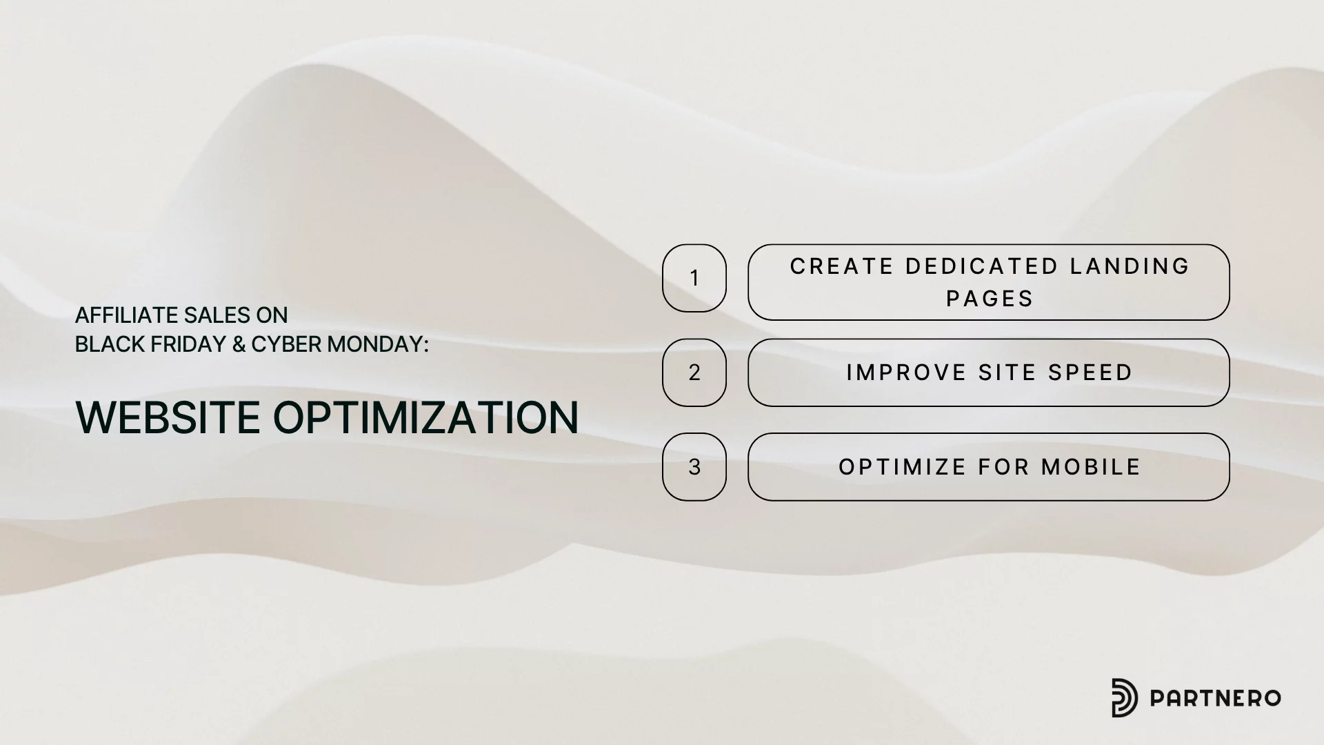 black friday and cyber monday website optimization