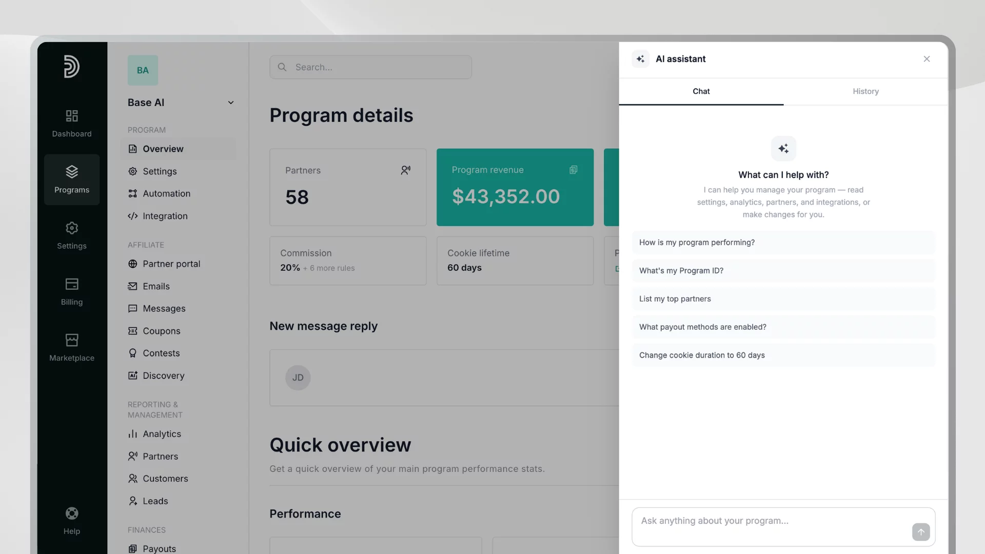 partnero ai assistant