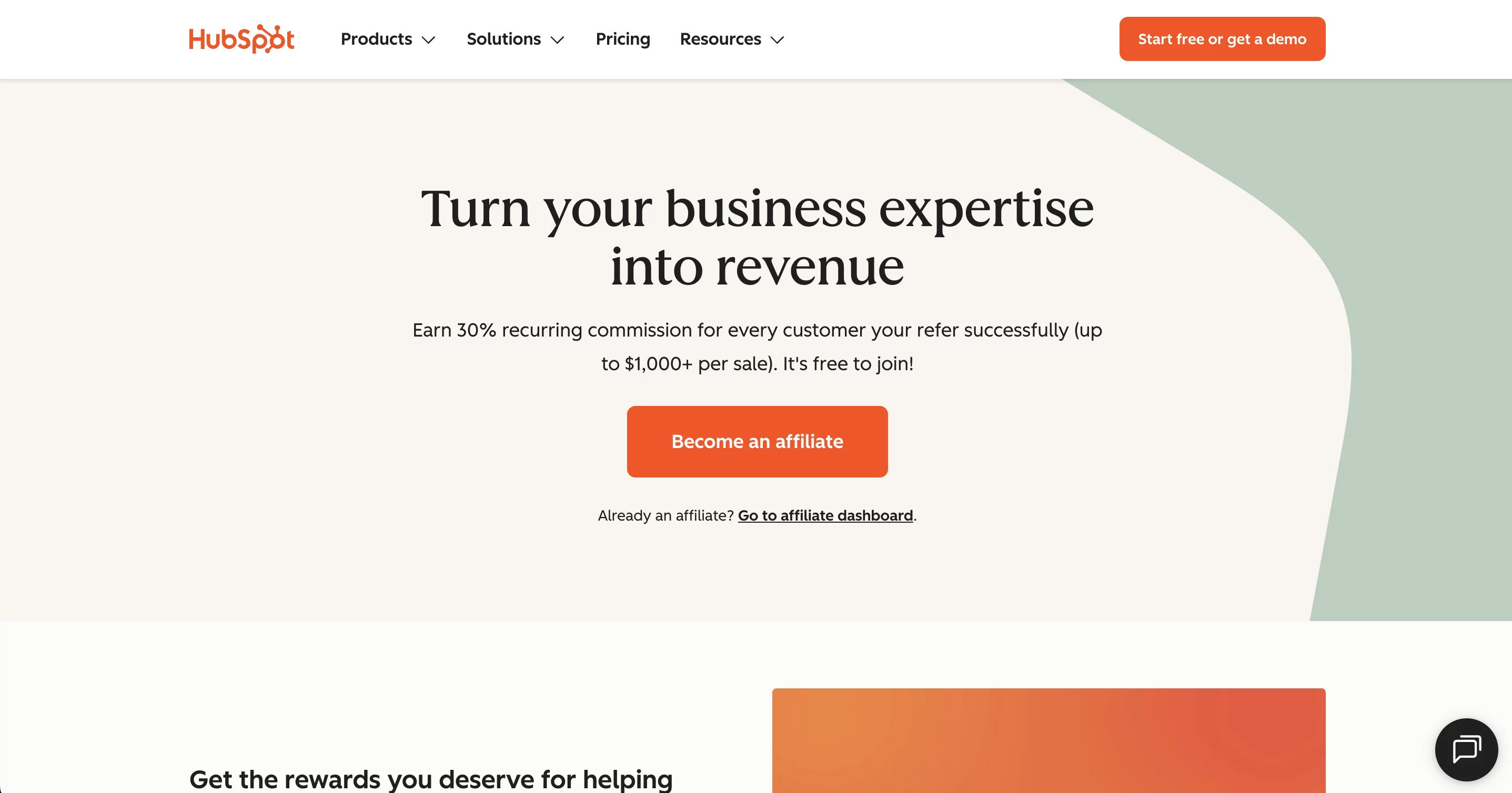 hubspot affiliate program
