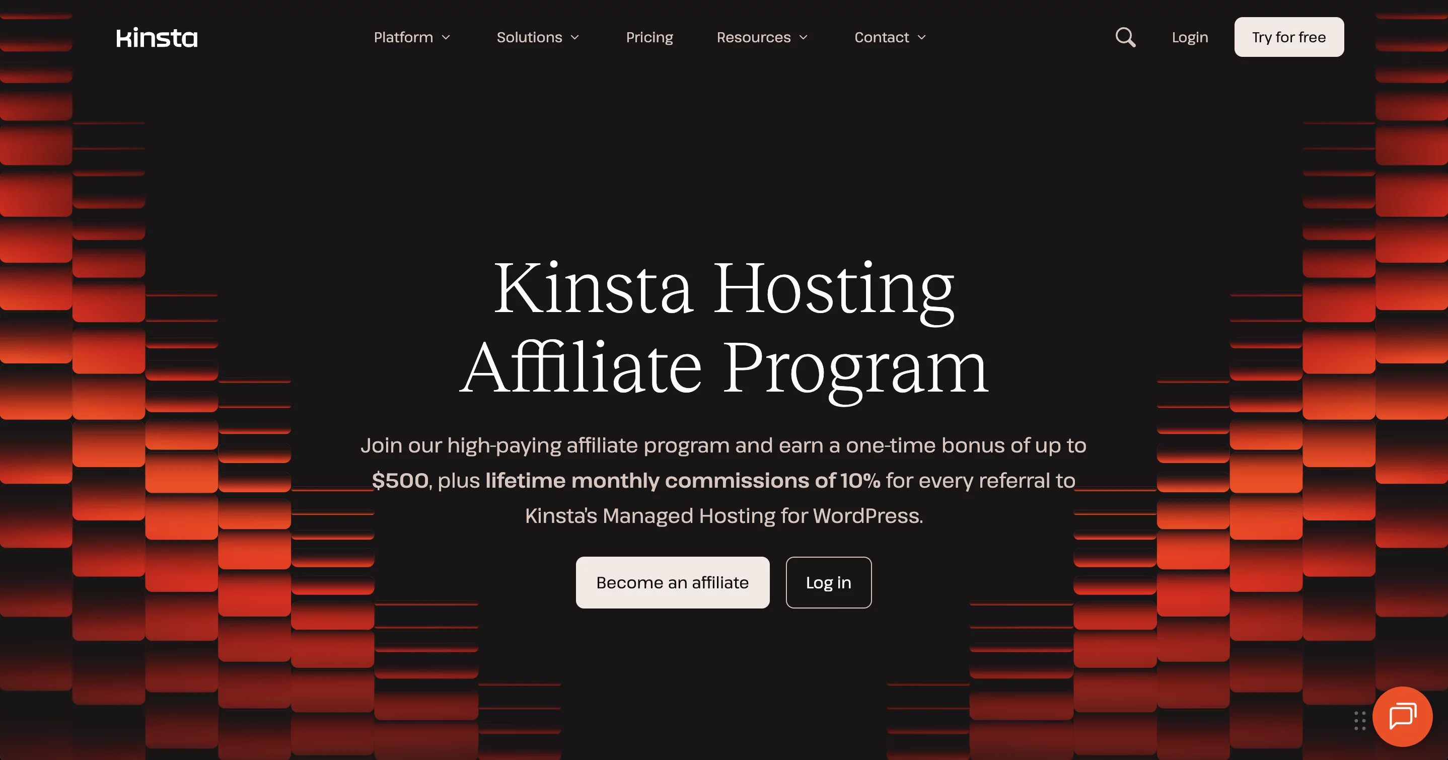 kinsta affiliate program