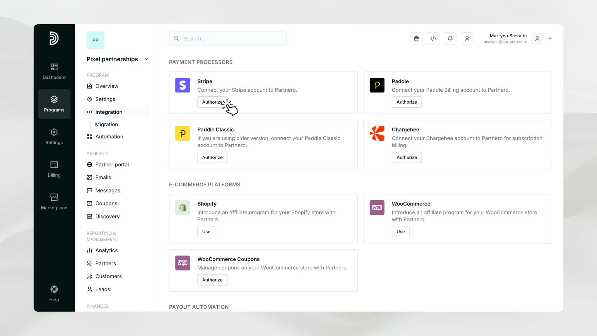 transaction tracking