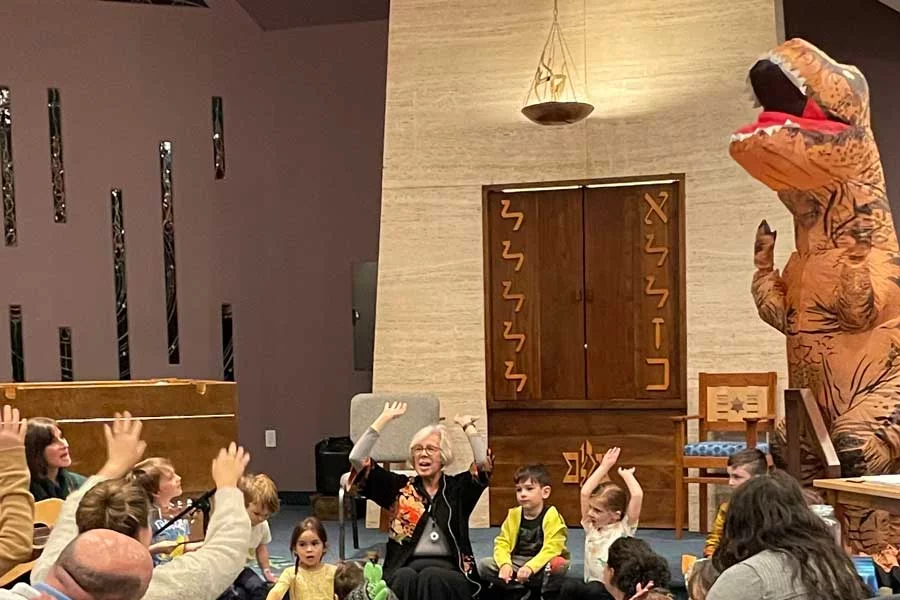 There’s a Dinosaur Knocking at Our Door!