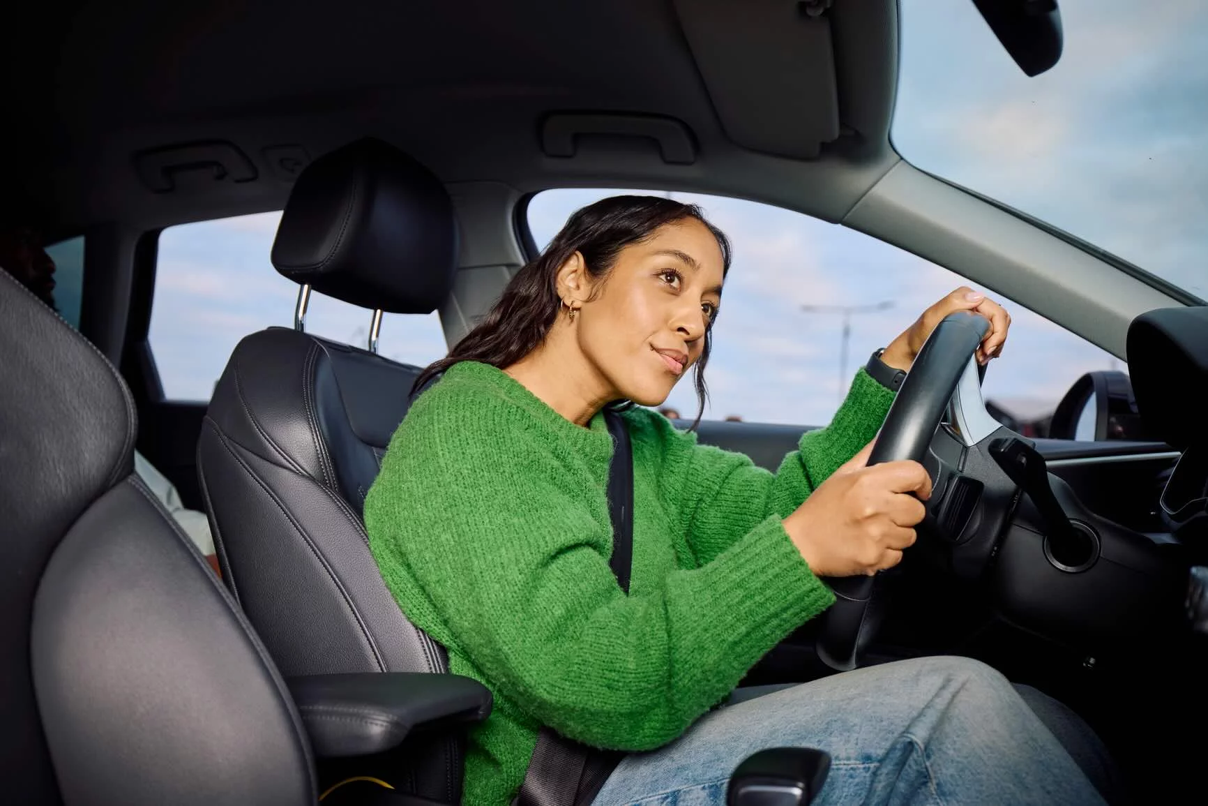 non binary rideshare driver using Omni Driver app