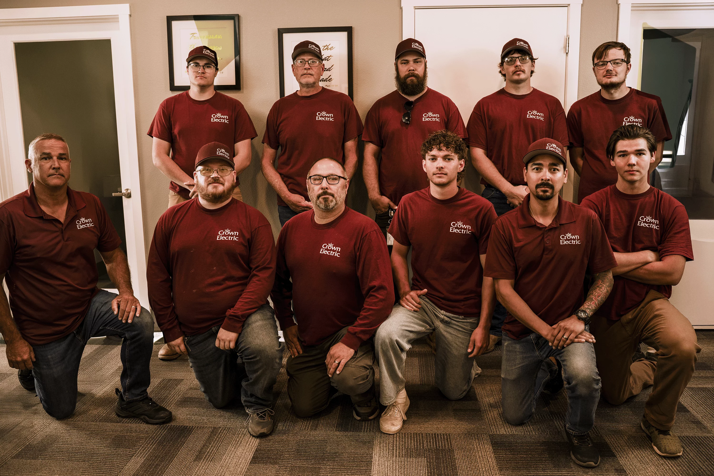 Crown Electric team of licensed electricians in Vancouver WA - professional electrical contractors specializing in electric panel installation and EV charger installation