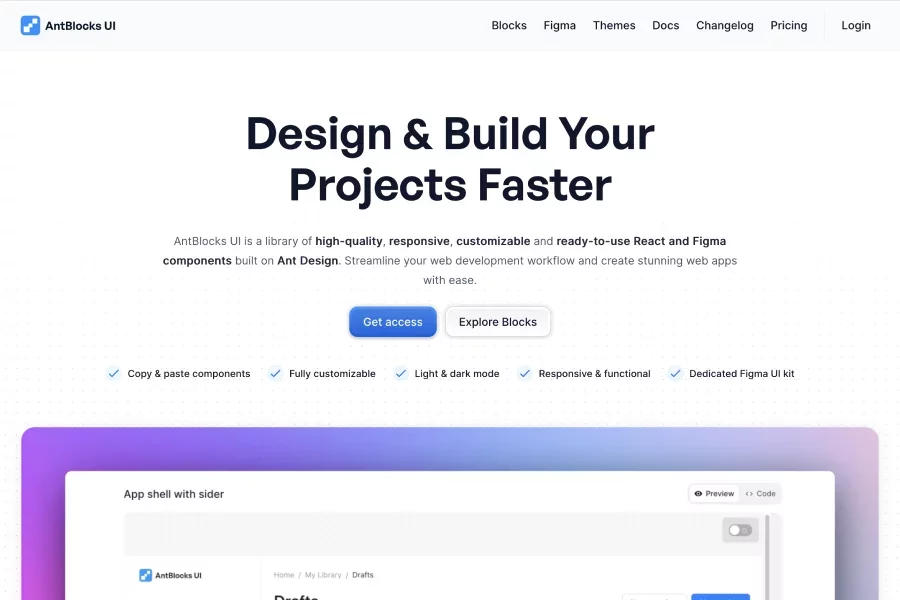 AntBlocks UI