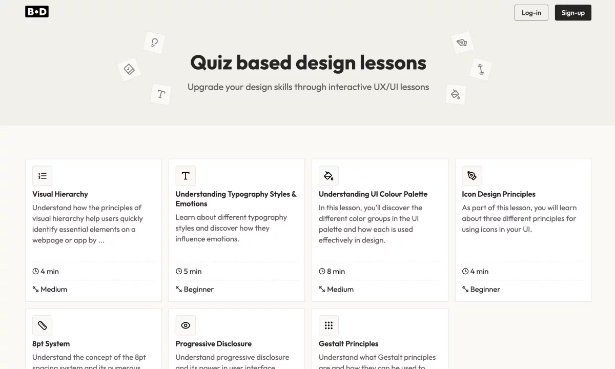 Course screenshot Better Designer