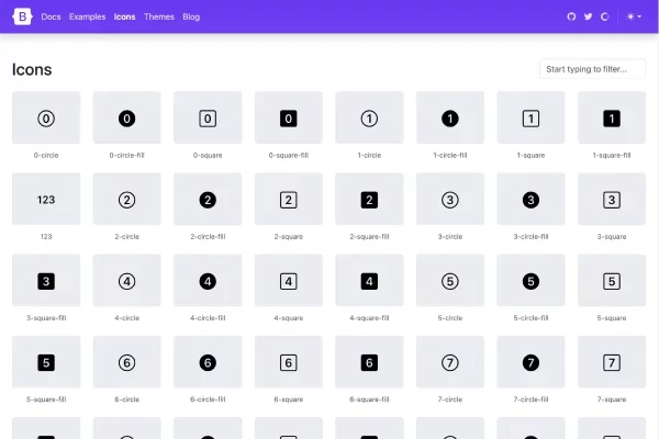 Bootstrap Icons