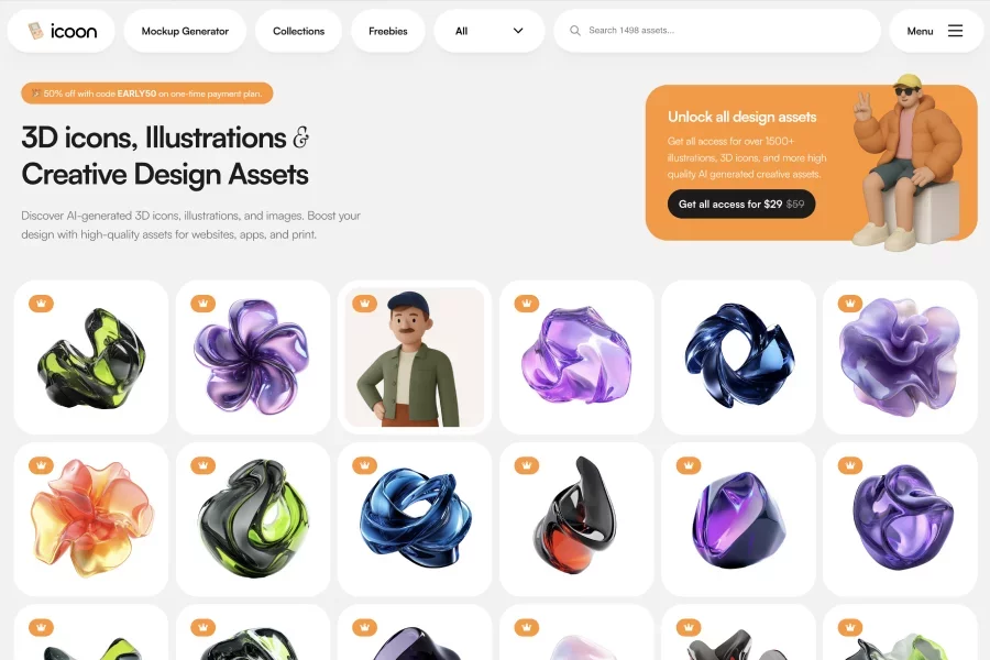 Icoon - 3D illustrations