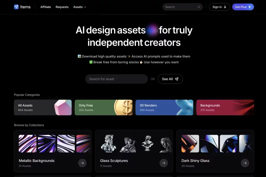 Items design