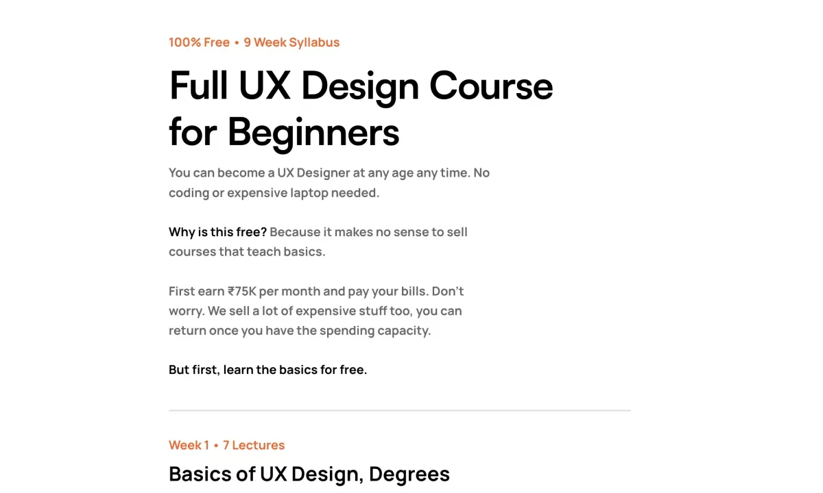 Course screenshot Learn UI/UX by Ansh Mehra