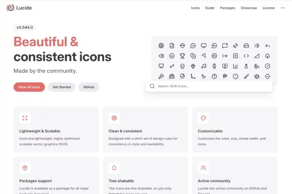 Lucide (lucide.dev)
