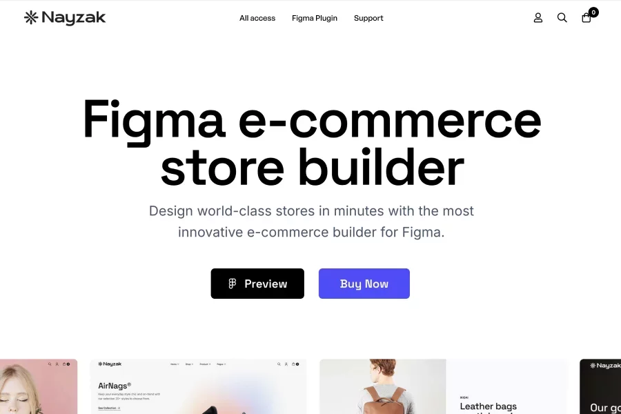 Nayzak – Figma E-Commerce UI