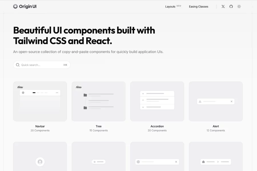 Origin UI