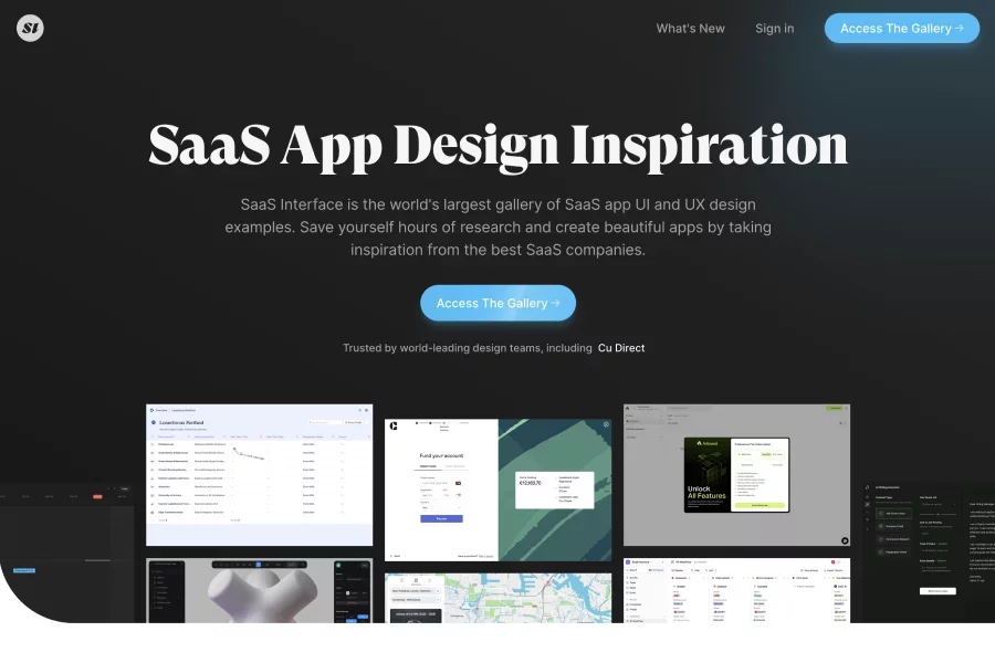 SaaS Interface