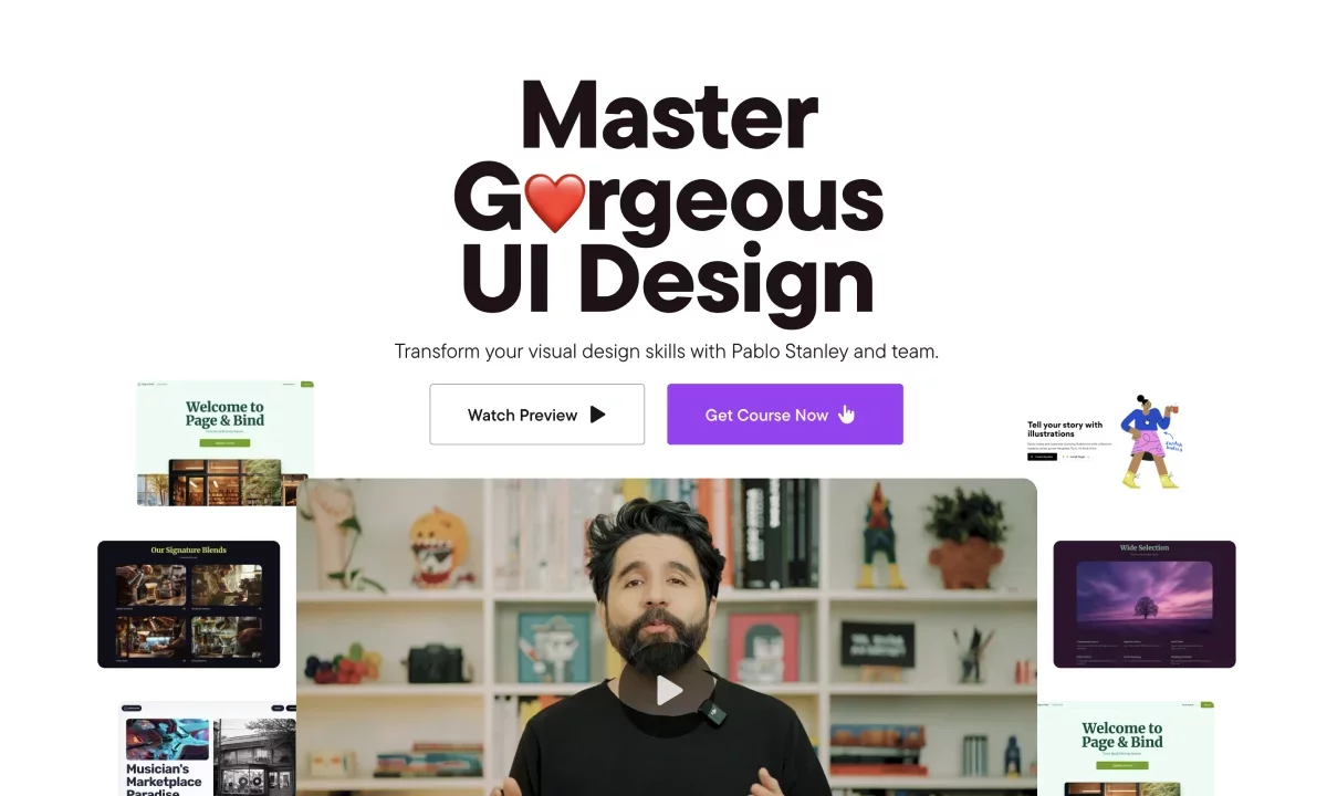 Course screenshot Master Gorgeous UI Design