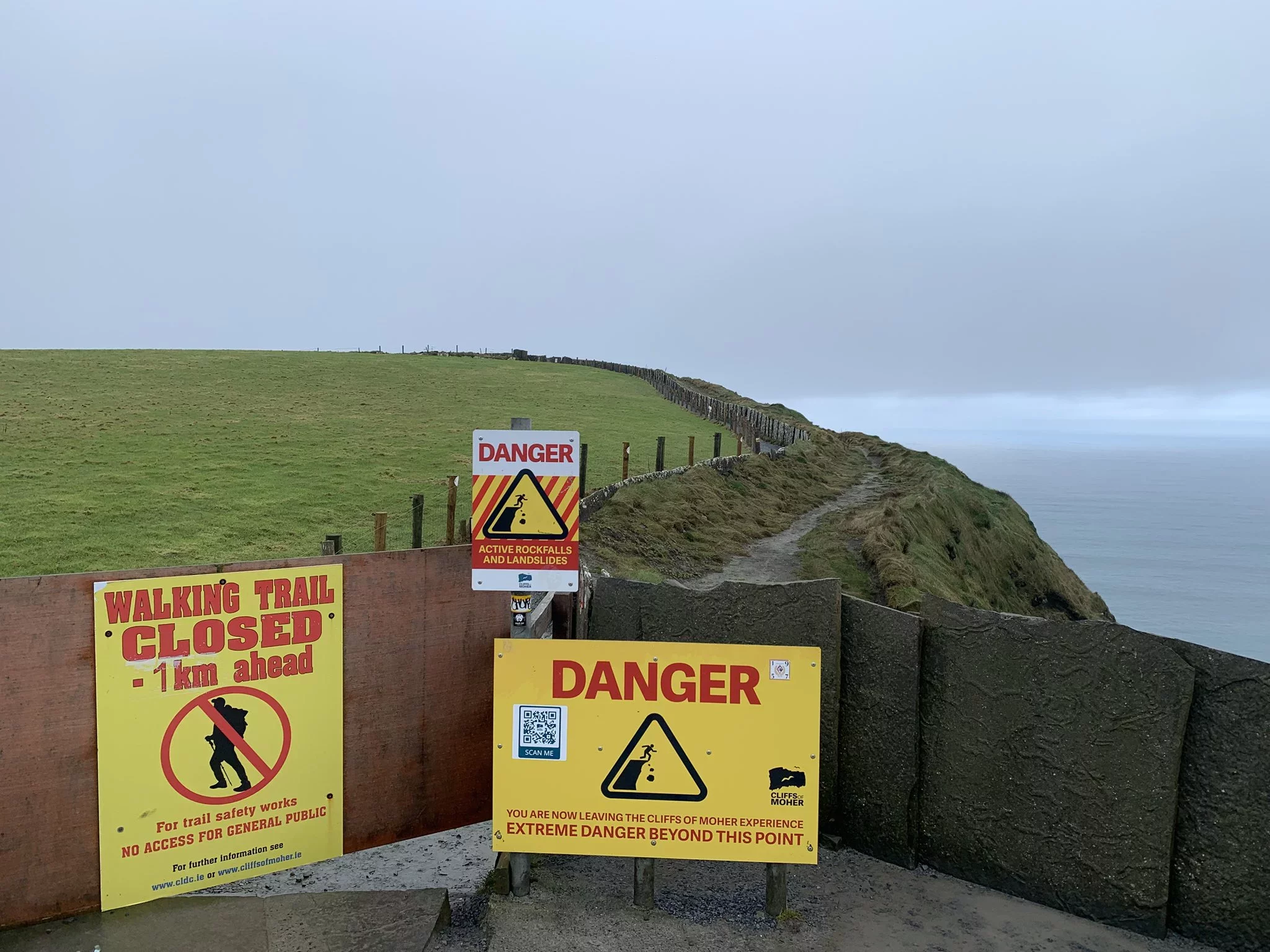 Essential Safety Work Leads to Partial Closures on Cliffs of Moher Coastal Trail