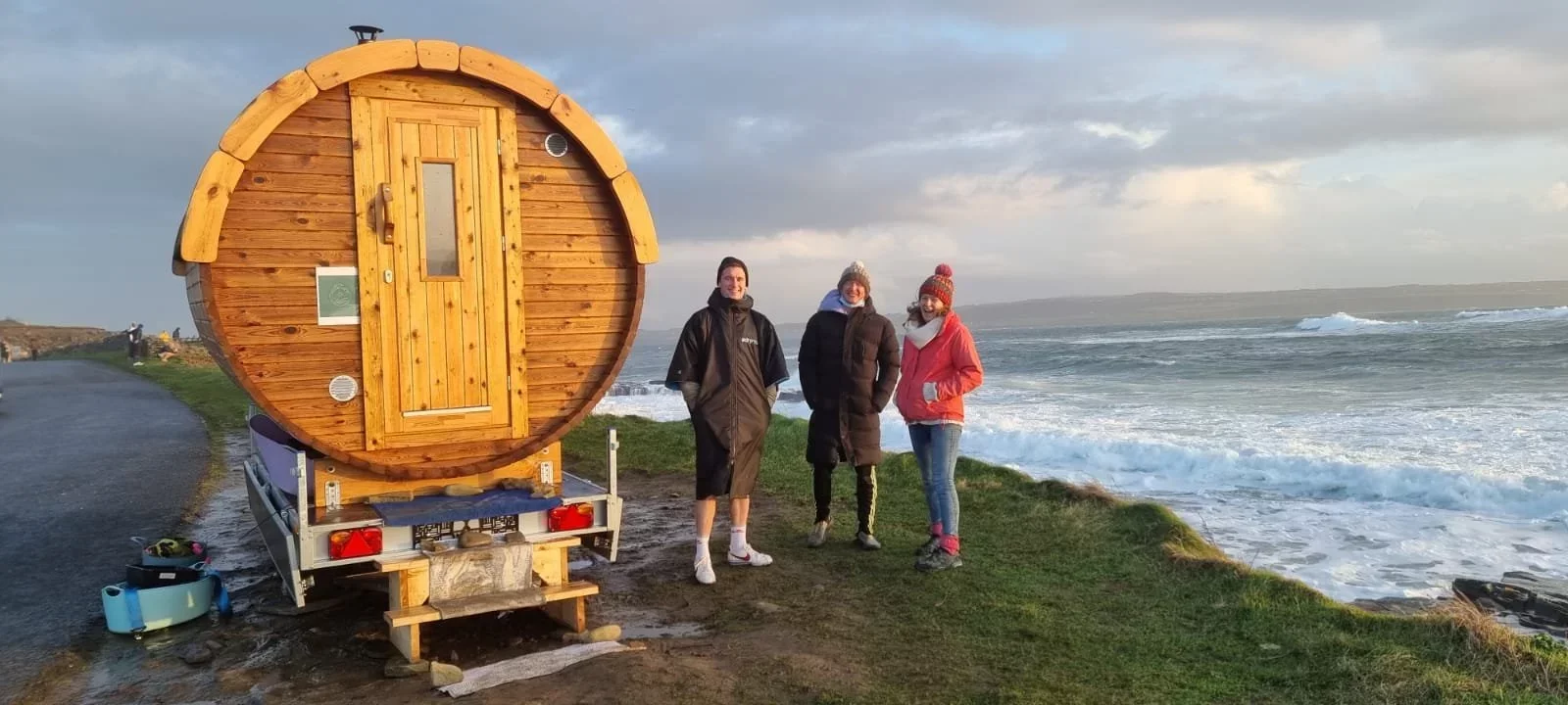 Sauna Suaimhneas: Mobile Wood‑Fired Sauna + Sea Plunge