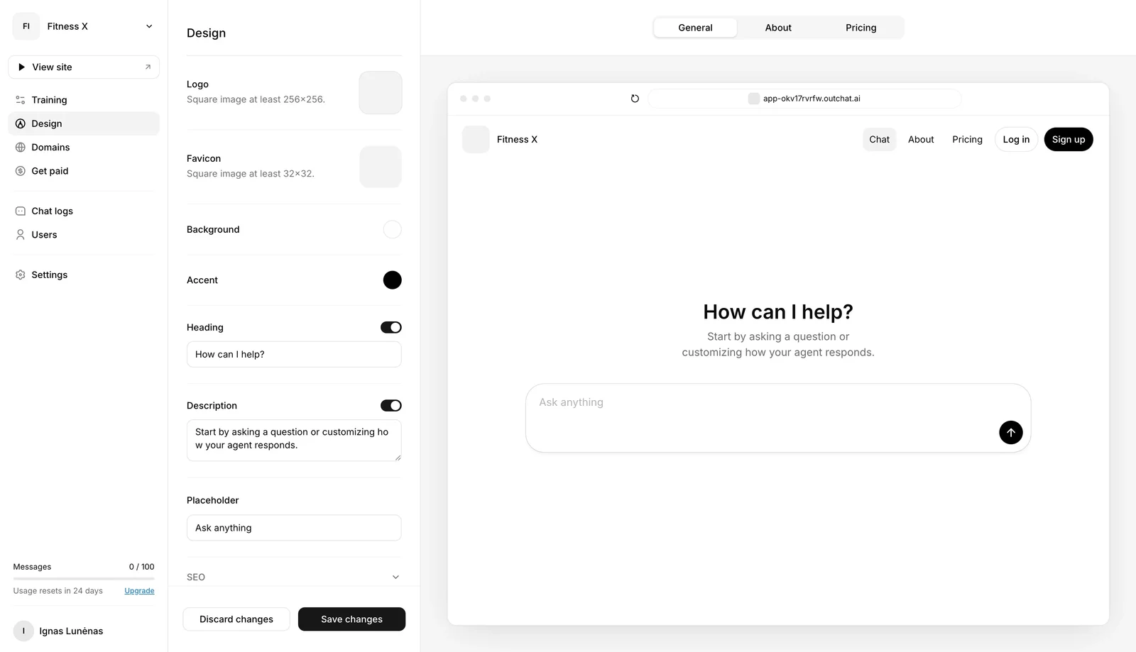 Outchat | Create Your Branded AI Chat