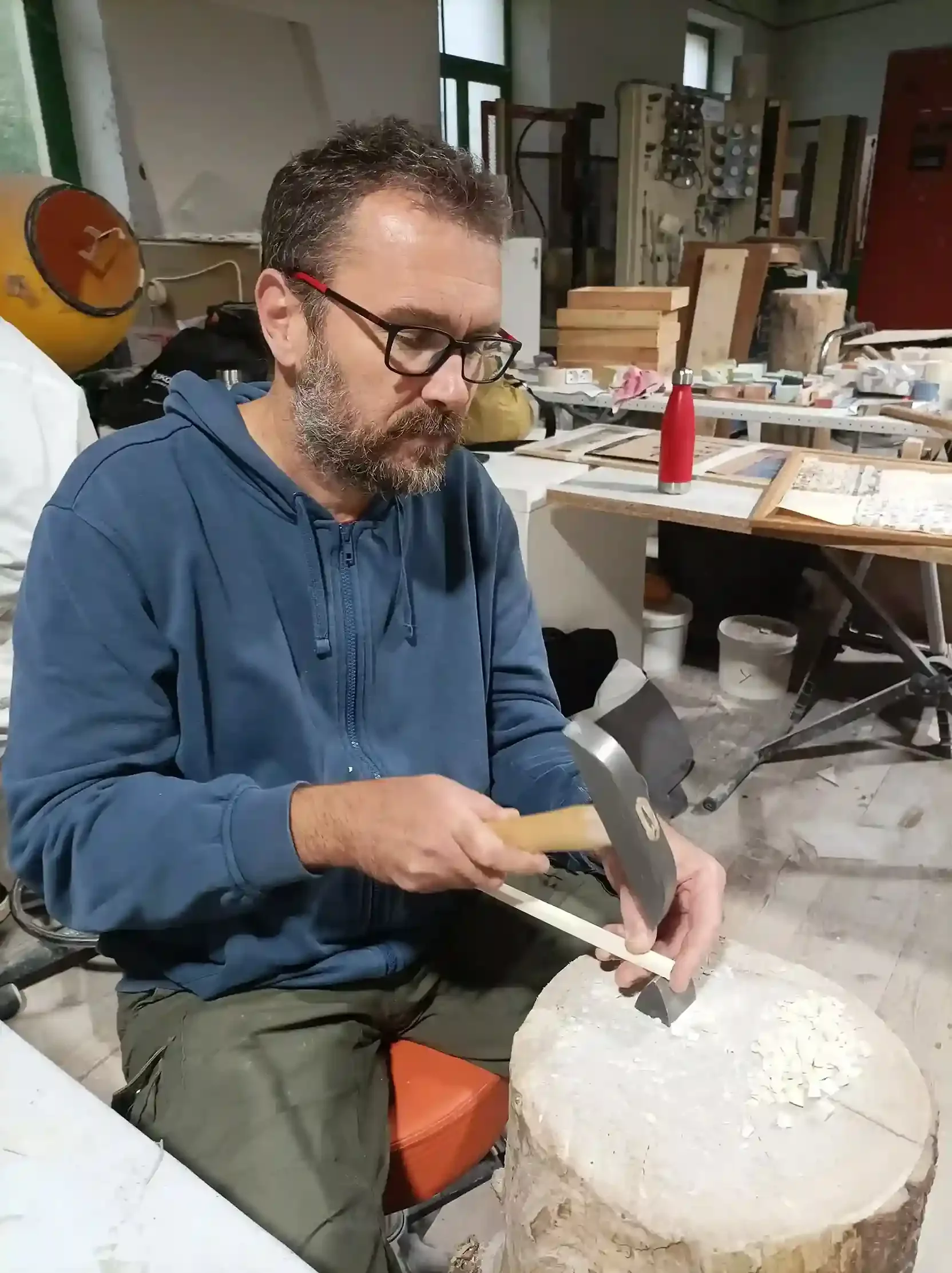 Photo montrant l'anatomie d'une création en mosaïque