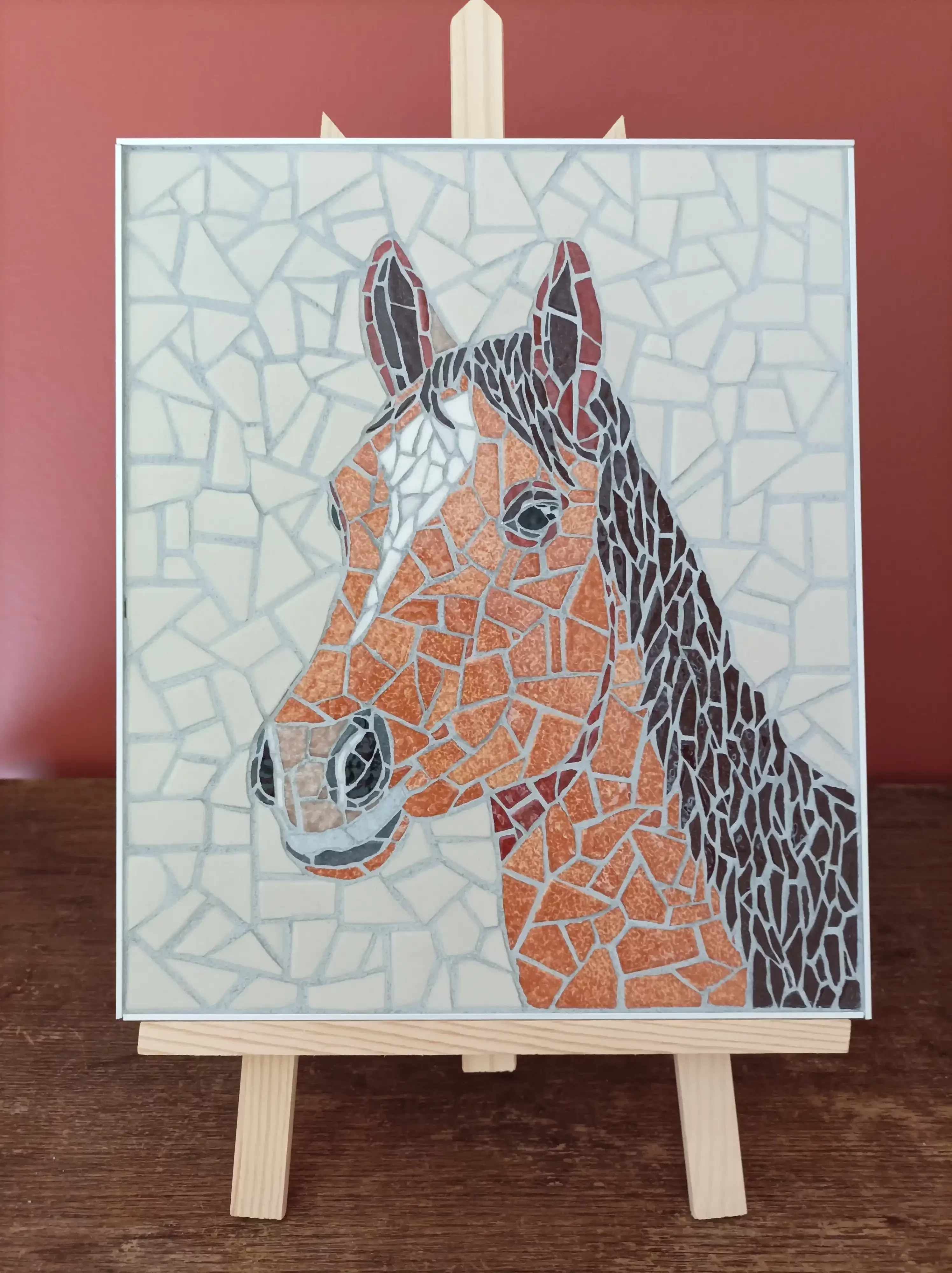 Mosaïque d'un cheval