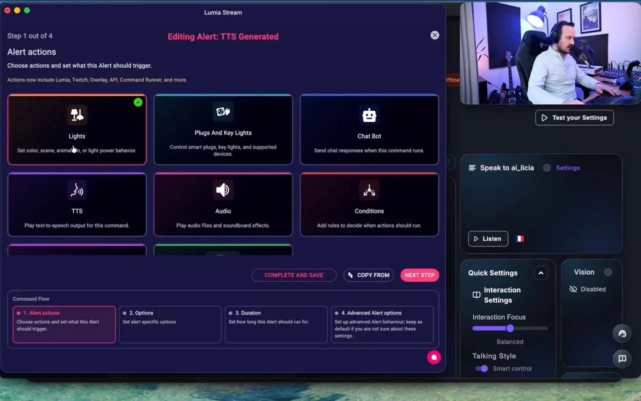 Connect Your Lights with AI TTS Using Lumia Stream