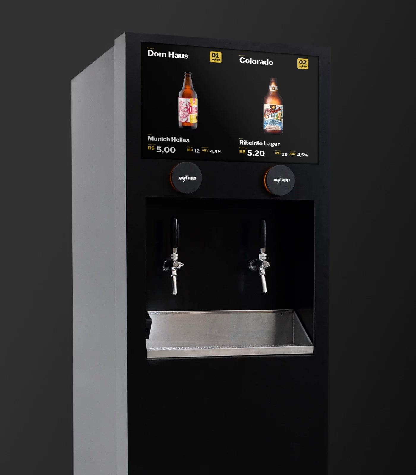 Kegerator, a estação de autosserviço de chope myTapp