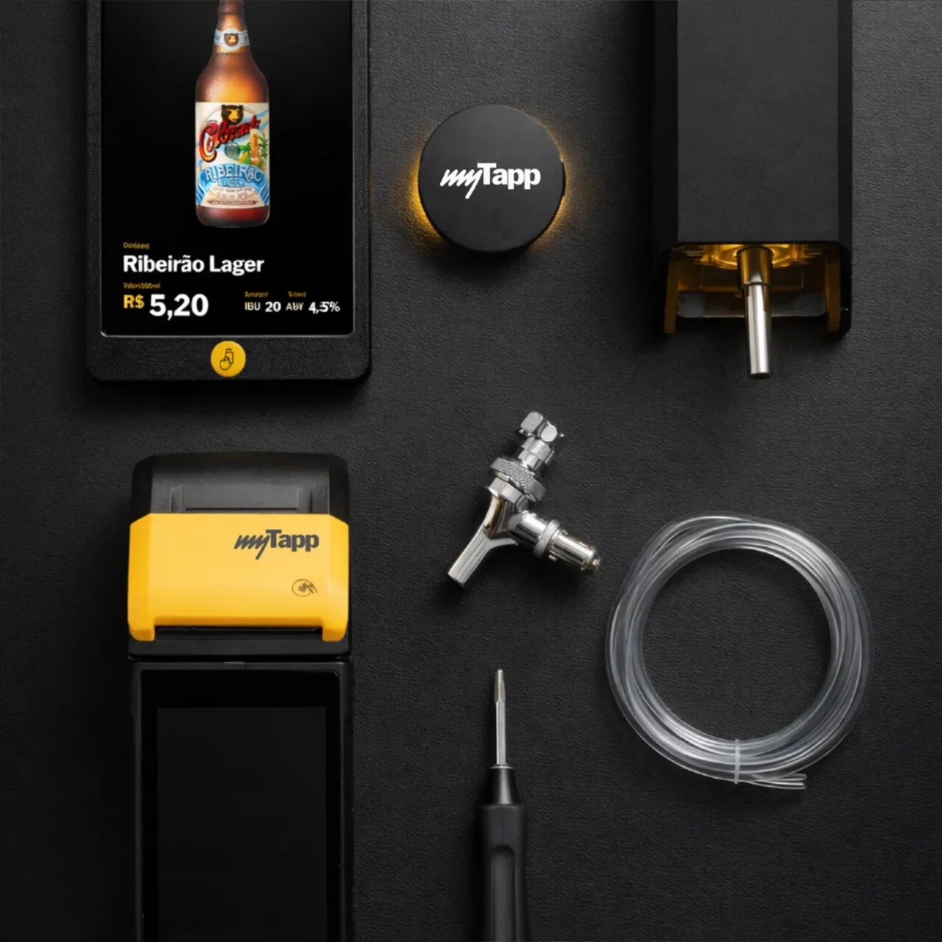 Kit de instalação do sistema de autosserviço de chopp myTapp