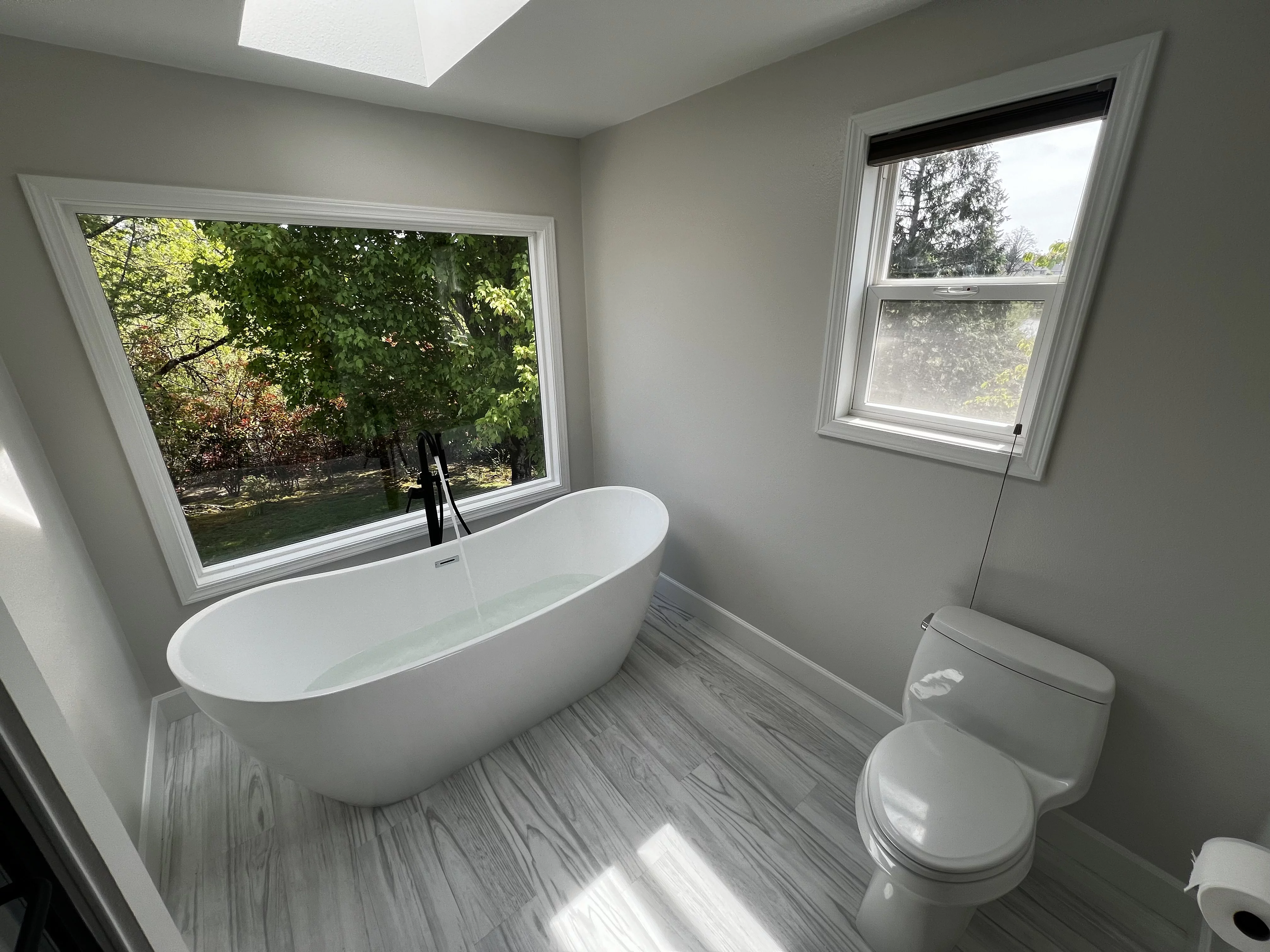 Custom bathroom remodel with tile work by Gencon — Clackamas County