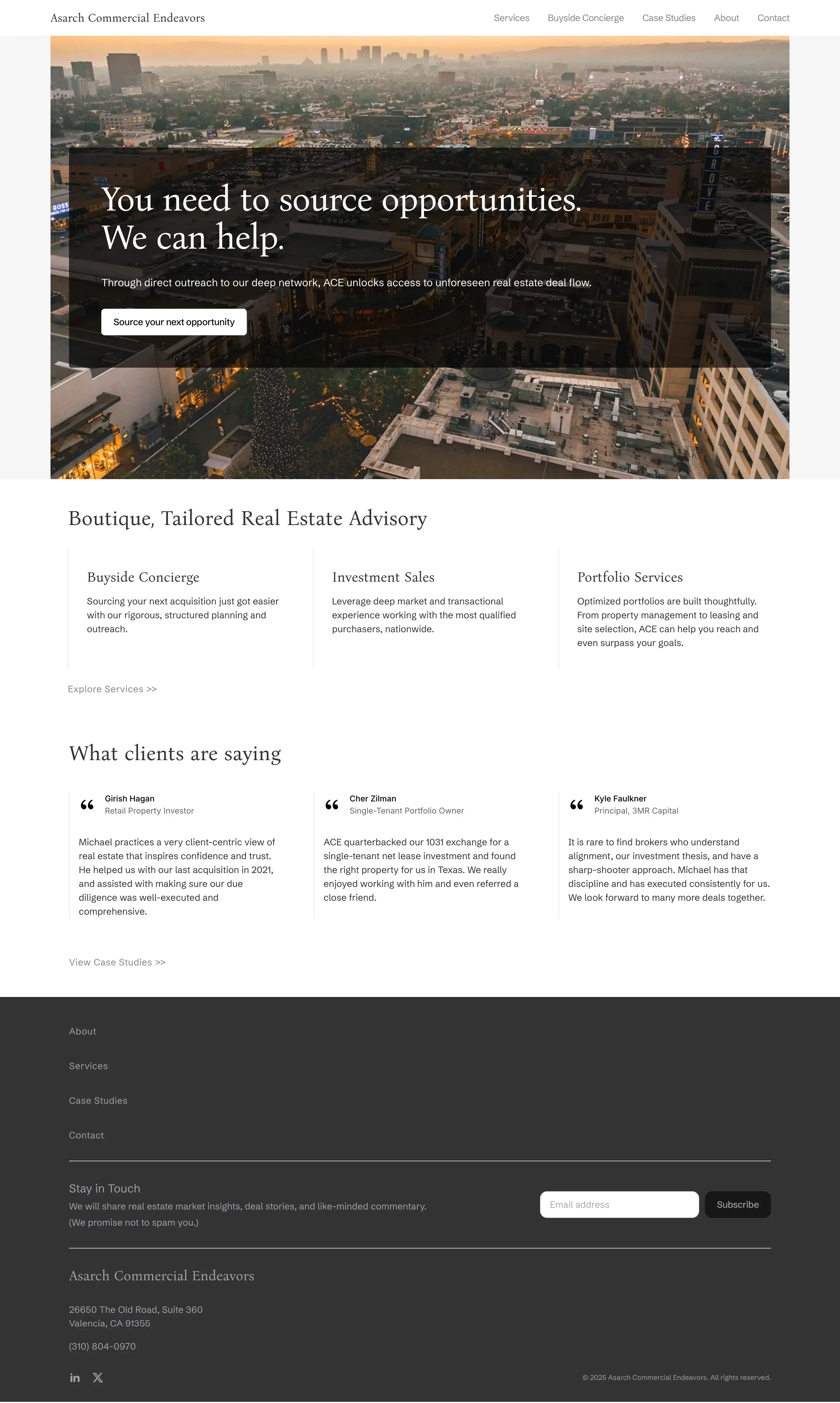 Asarch Commercial Endeavors
