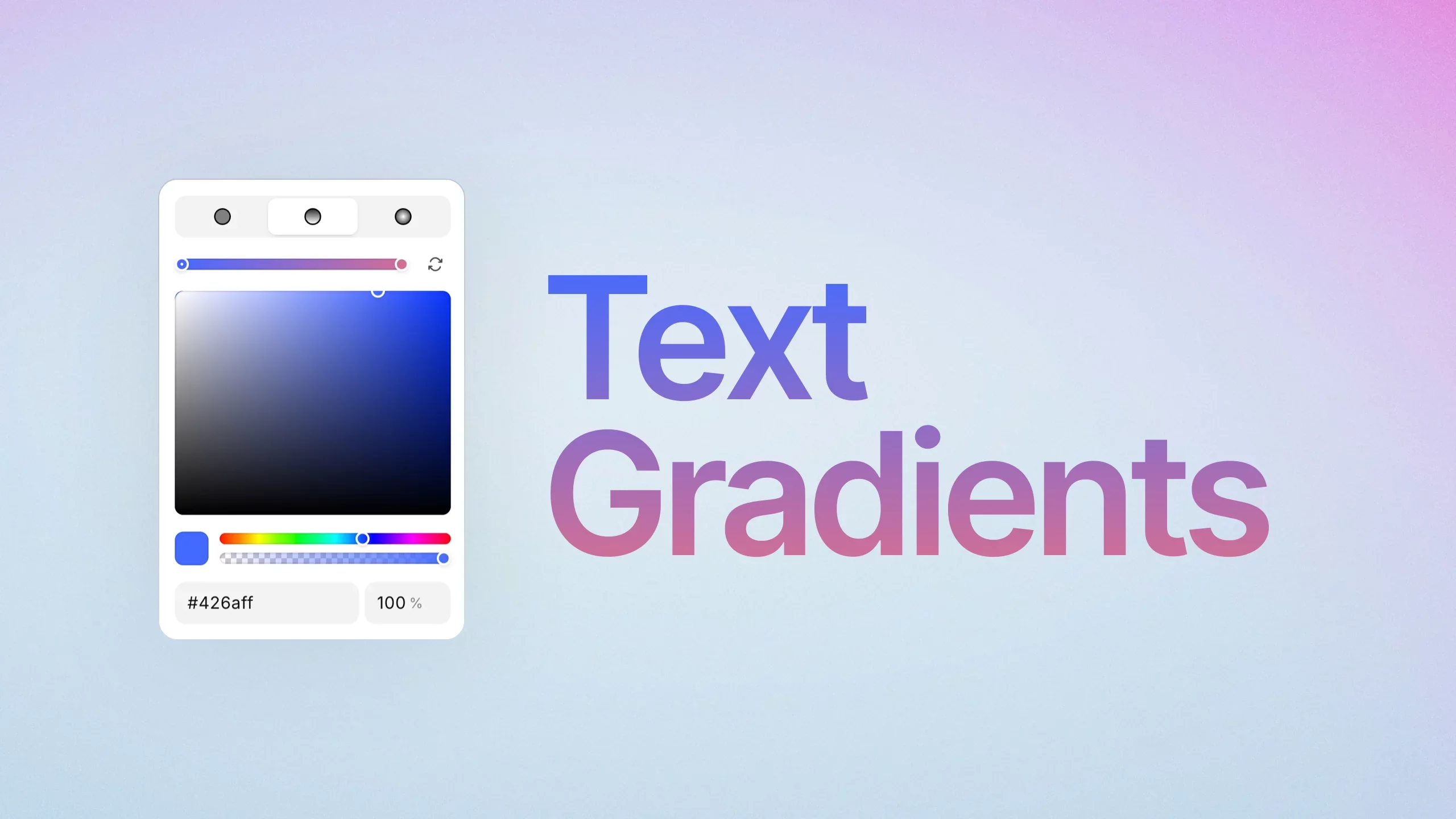 Text Gradients — Ycode Updates