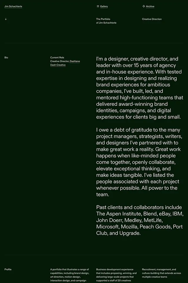 Jim Schachterle landing page