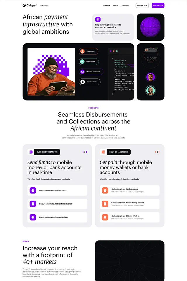 Chipper landing page