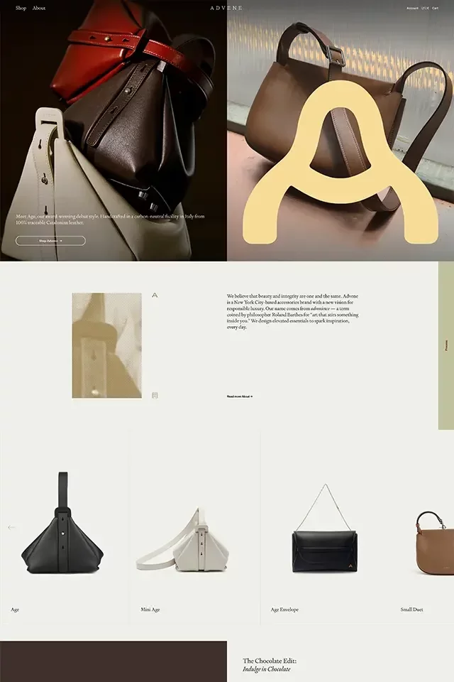 Advene landing page