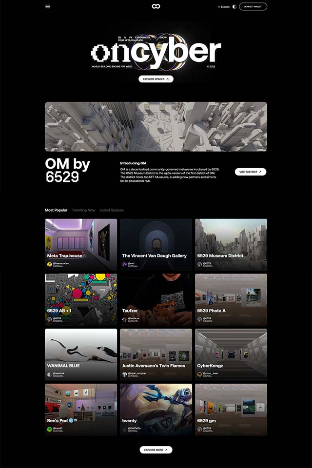 oncyber landing page