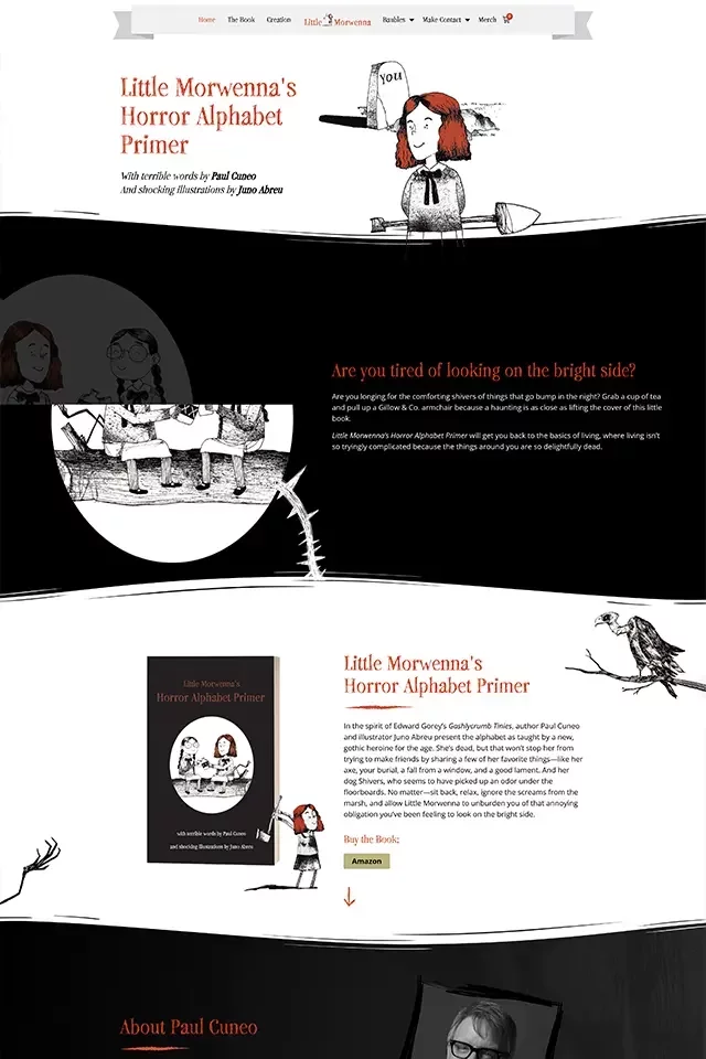 Little Morwenna landing page