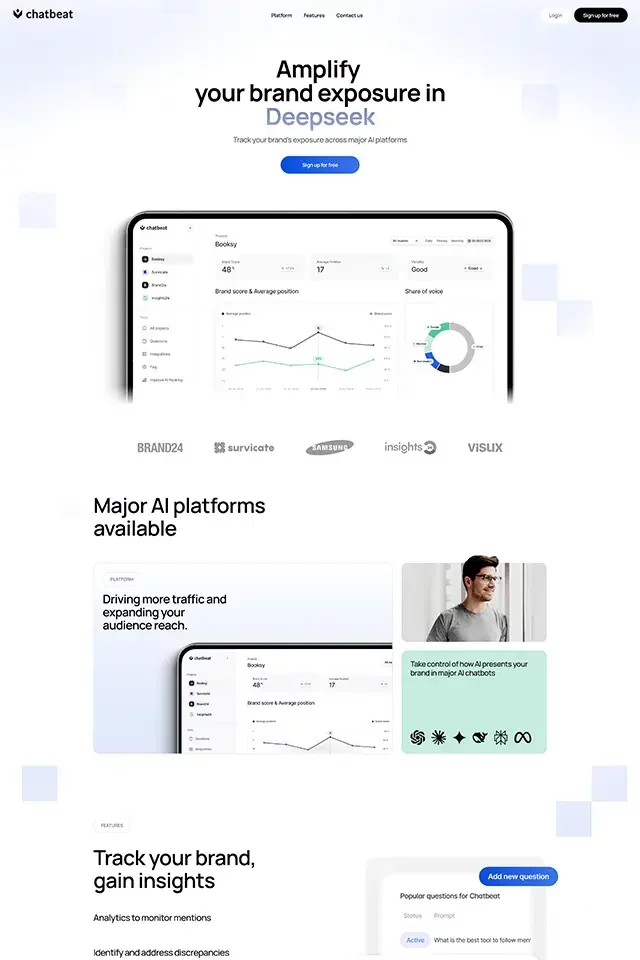  landing page