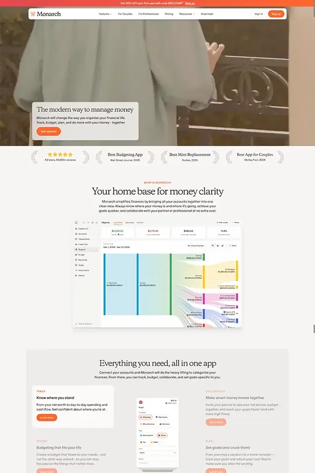  landing page