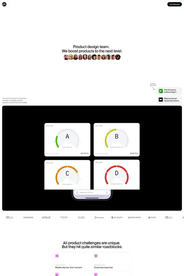  landing page