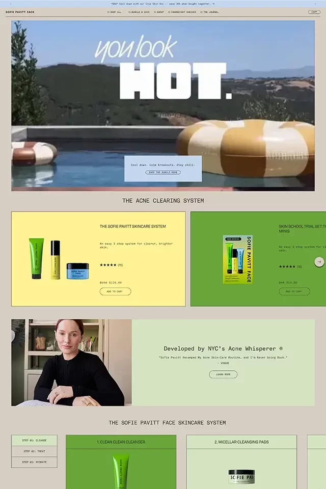  landing page