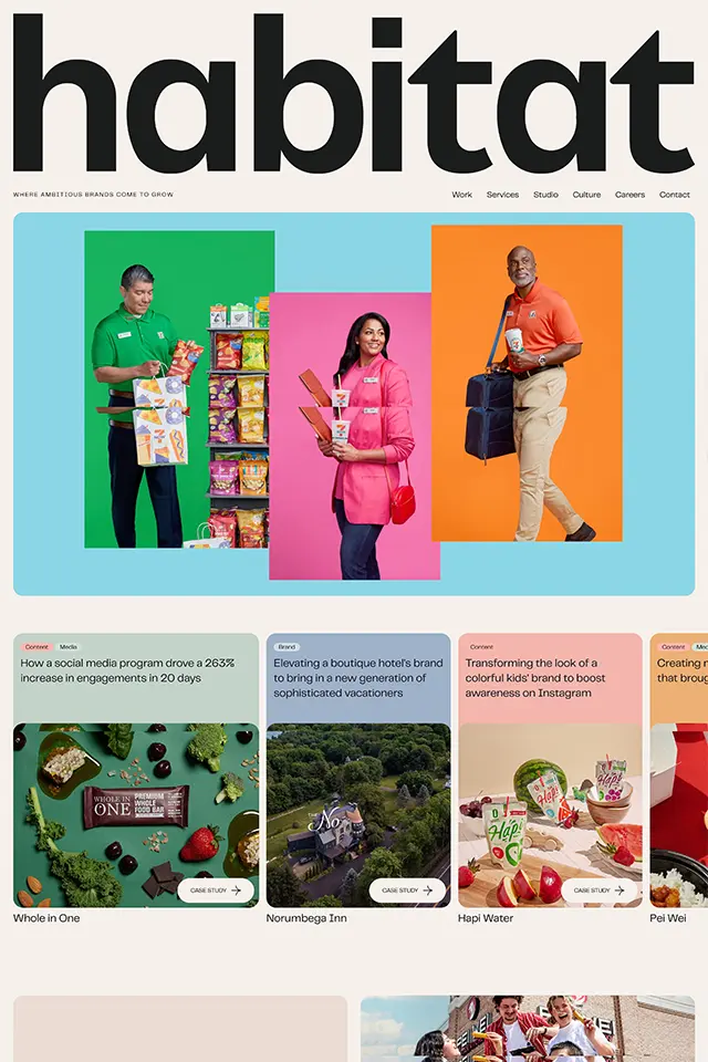 Agency Habitat landing page