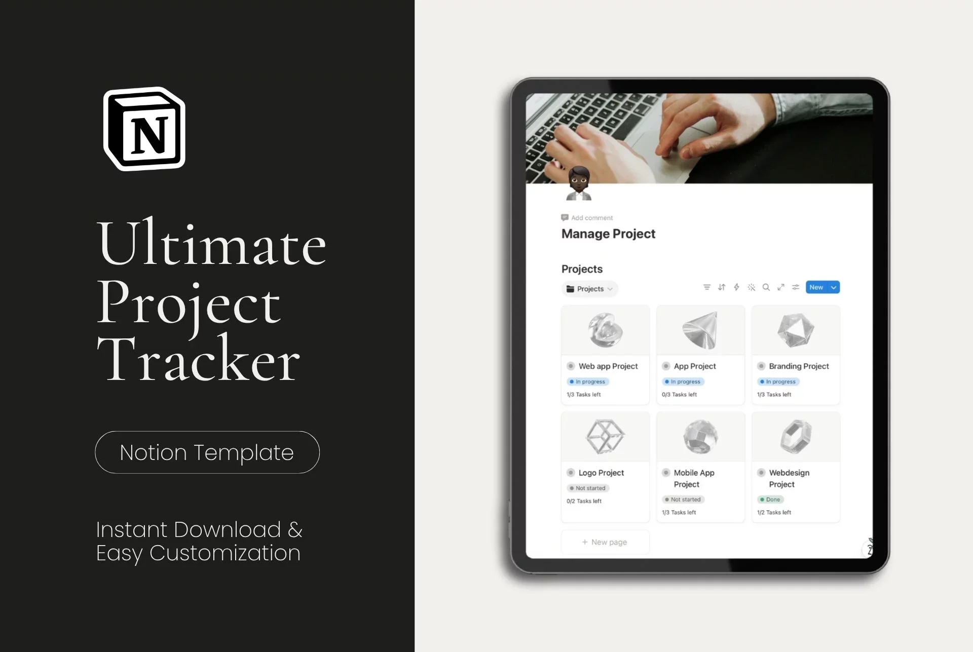 Notion Project Management | Ultimate Business, Freelance Tracker