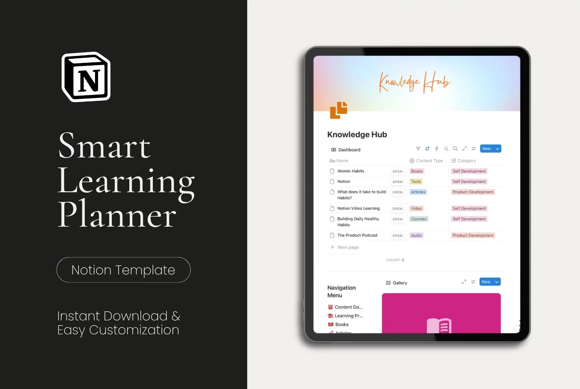 Notion Ultimate Study Planner Template