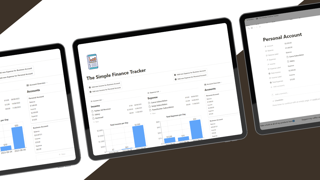 The Simple Finance Tracker