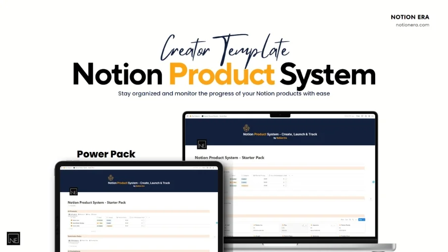 Notion Product System : Empowering Notion Creators to Thrive