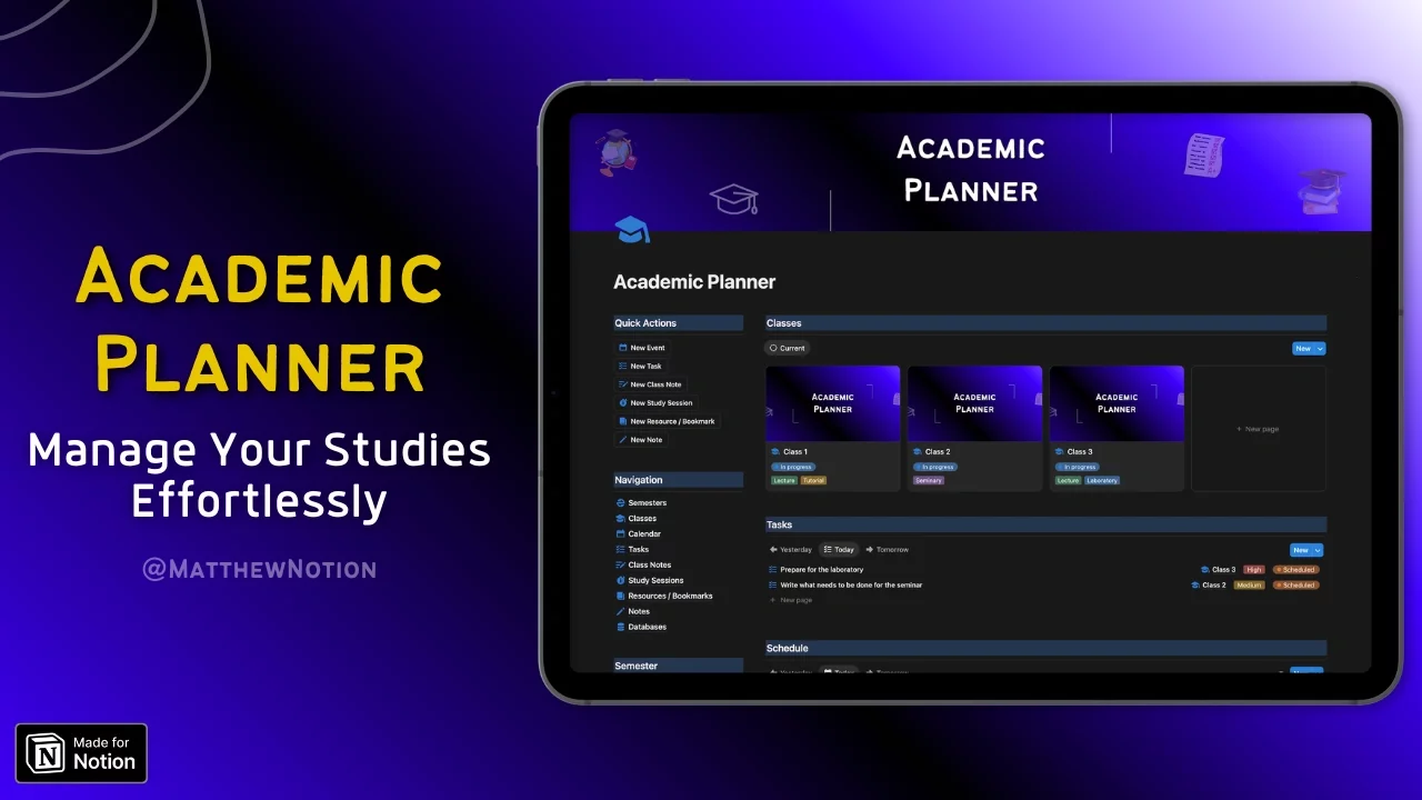 Academic Planner