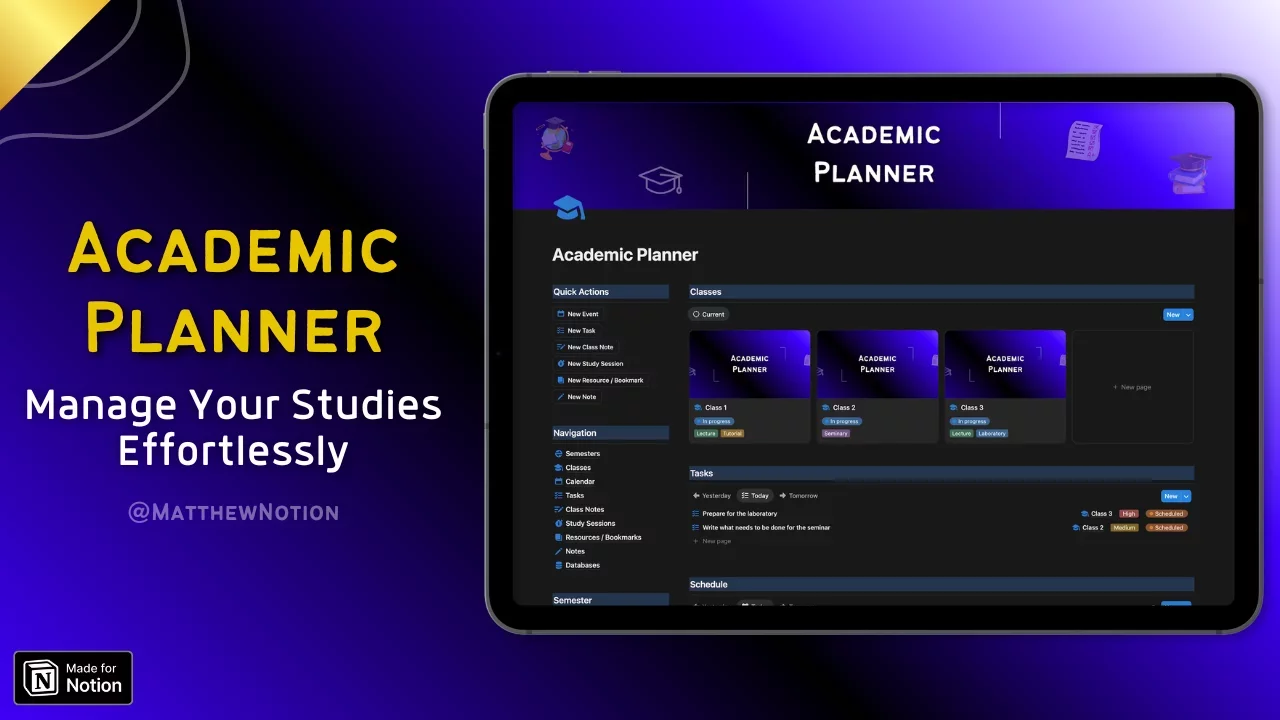 Academic Planner