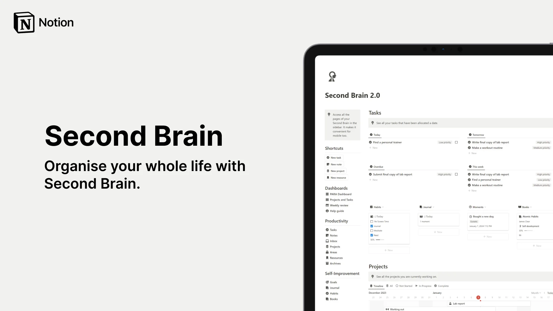 Second Brain 1 0 Personal Template Second Brain 1 0 Personal Template