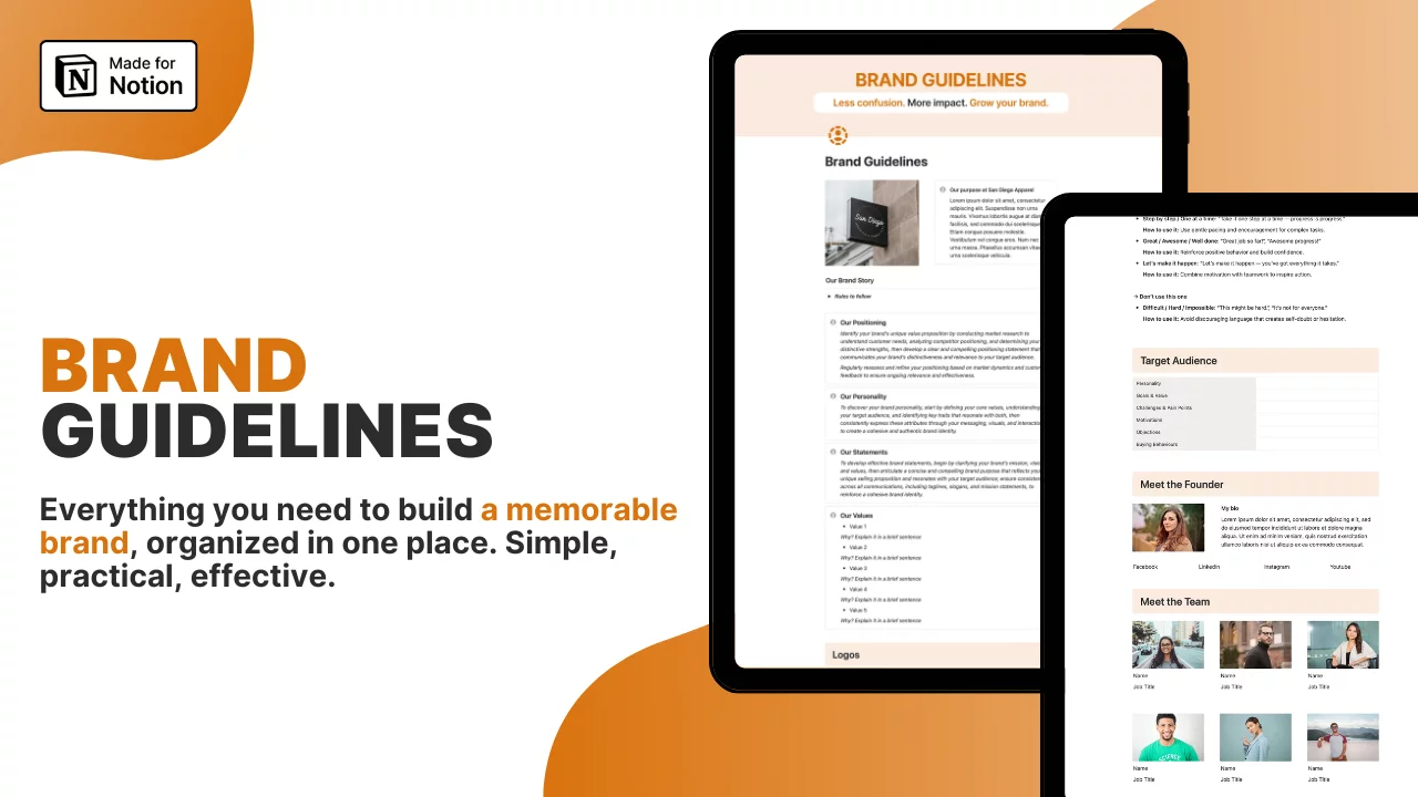 Brand Guidelines Template