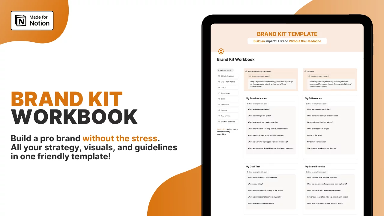 Brand Kit Workbook